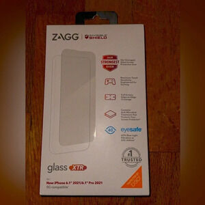 NIB ZAGG INVISIBLE SHIELD iPhone Screen Protector iPhone 6.1" 2021/6.1" Pro 2021